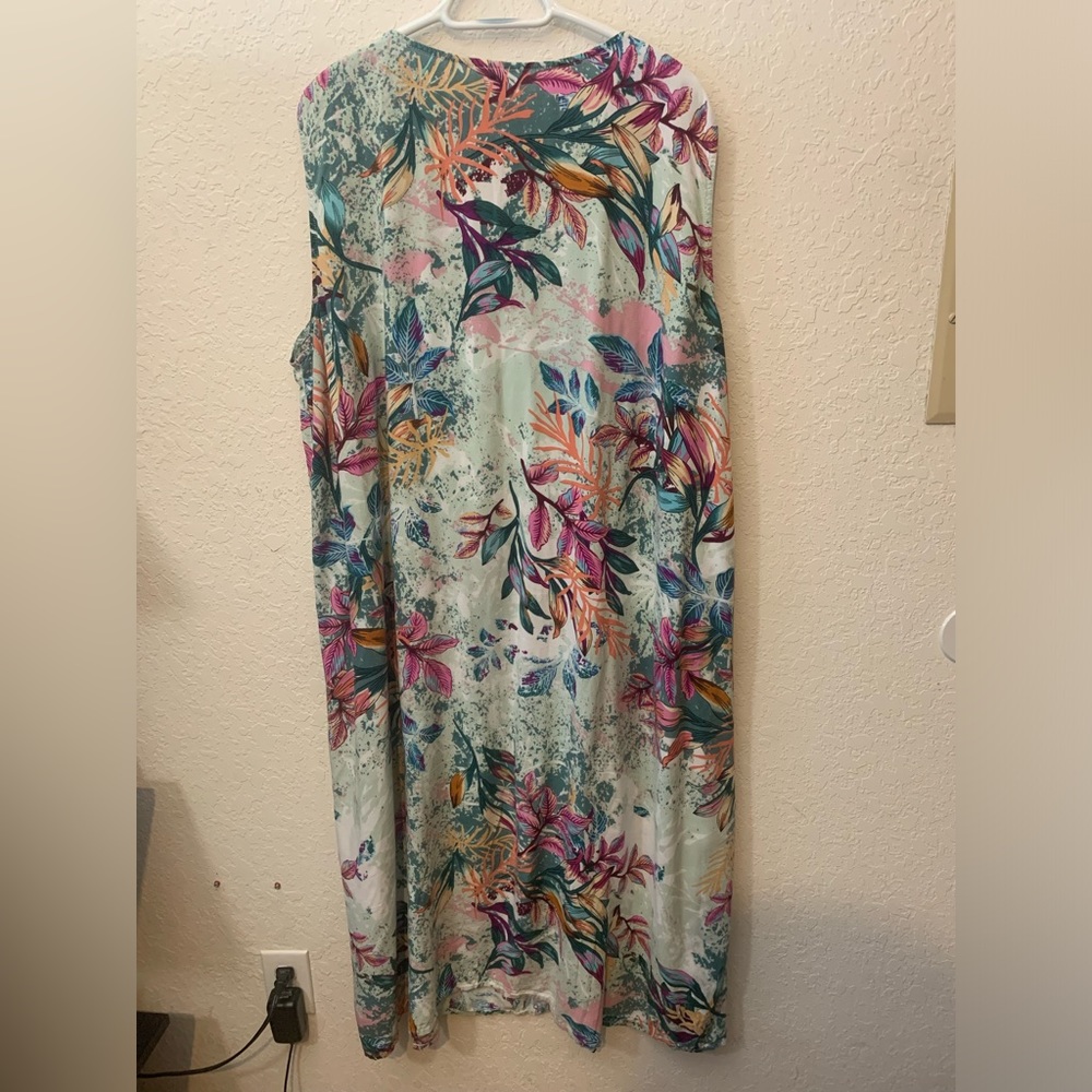 Tropical maxi dress 4x - Picture 4 of 4
